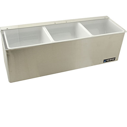 SJB6183L San Jamar - Chilled Condiment Tray 3 Qt SJB6183L San Jamar - Chilled Condiment Tray 3 Qt